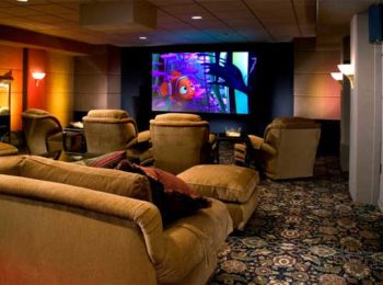 custom designated home theater